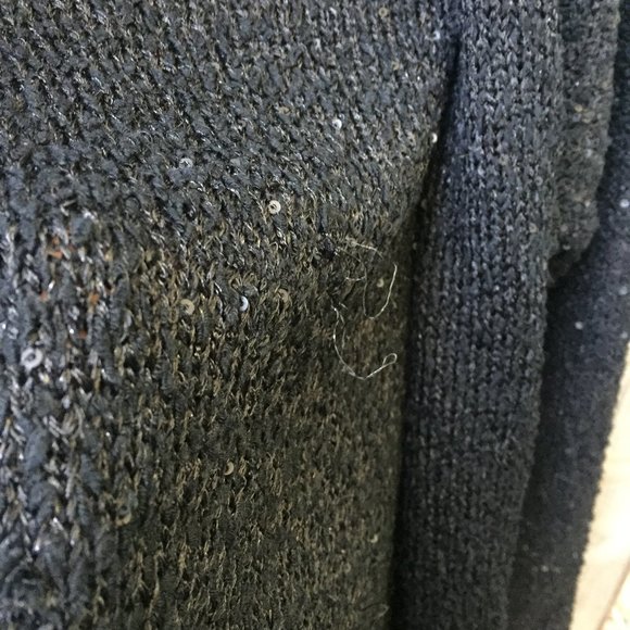 Zara Knit black sequin cardigan - size S - Picture 10 of 11